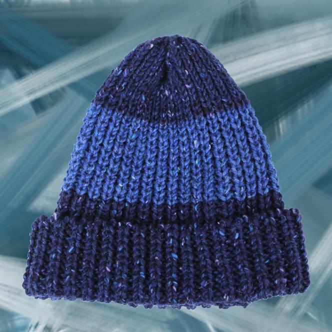 Papat Blue Tween Wool Fisherman Hat