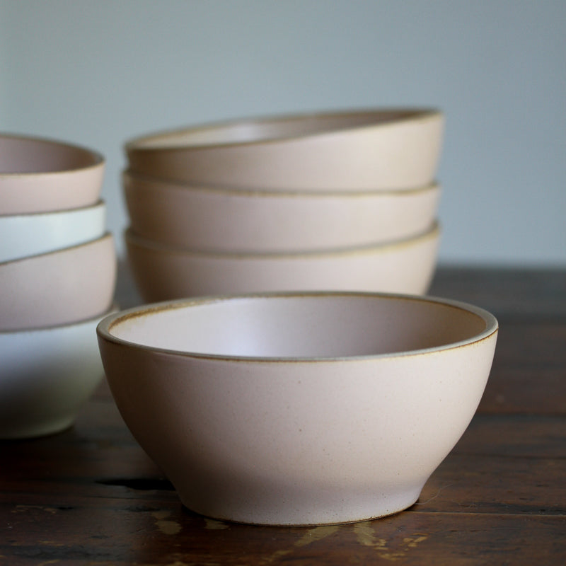 Large Stoneware Bowl - Pink