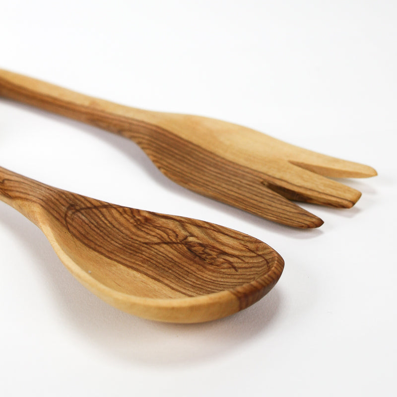 Olivewood Salad Servers
