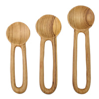 Set of 3 Olivewood Hanging Spoons