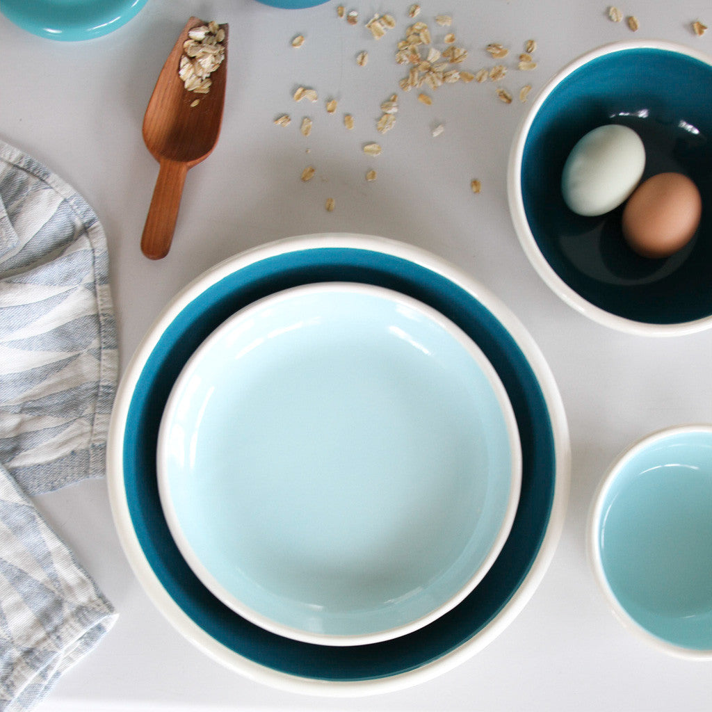 Blue Enamel Bowls