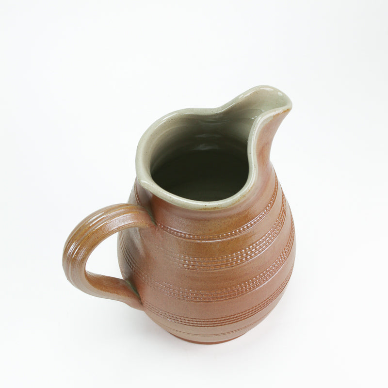 French Saltglazed Stoneware Jug