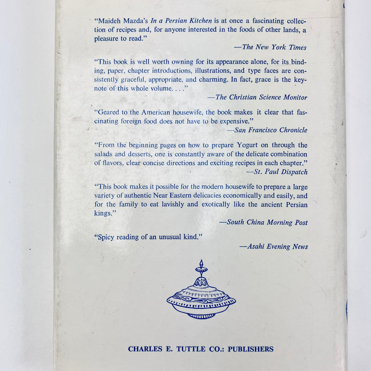 In a Persian Kitchen: Favorite Recipes from the Near East