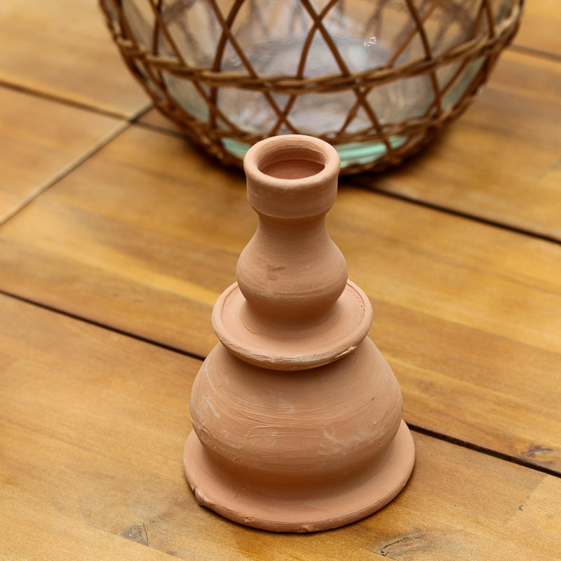 Terracotta Candlestick