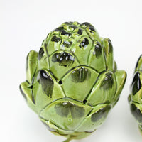 Vintage Artichoke Salt and Pepper Shakers