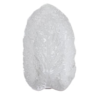Vintage White Cabbage Leaf Serving Bowl