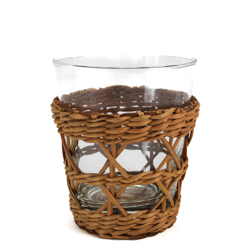 Woven Rattan Tumbler