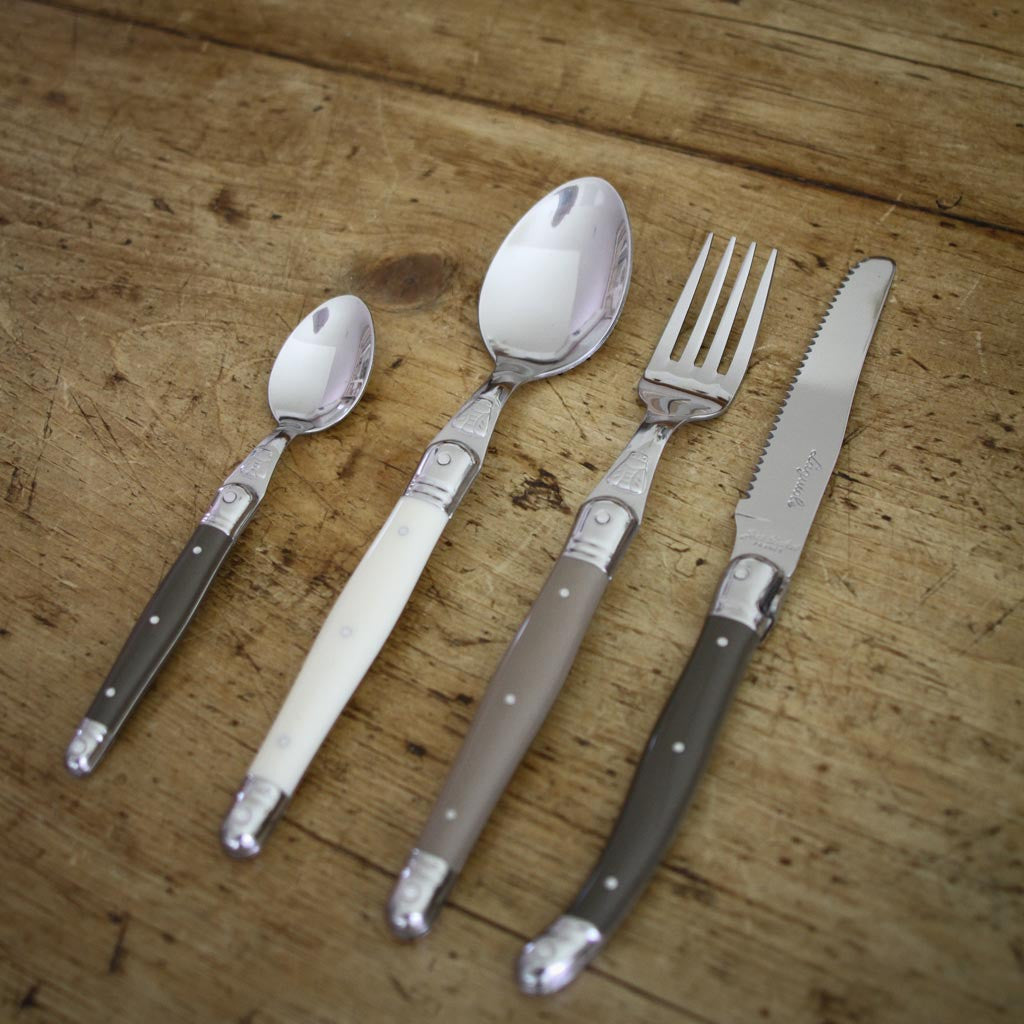 24 Piece Flatware Set - Linen