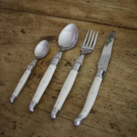 24 Piece Flatware Set - Linen