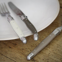 24 Piece Flatware Set - Linen