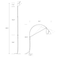 Ayno Floor Lamp - XL - Black