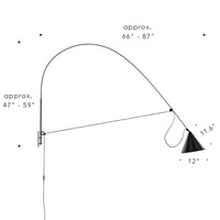 Ayno Wall Lamp - XL - Black