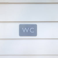 WC Sign