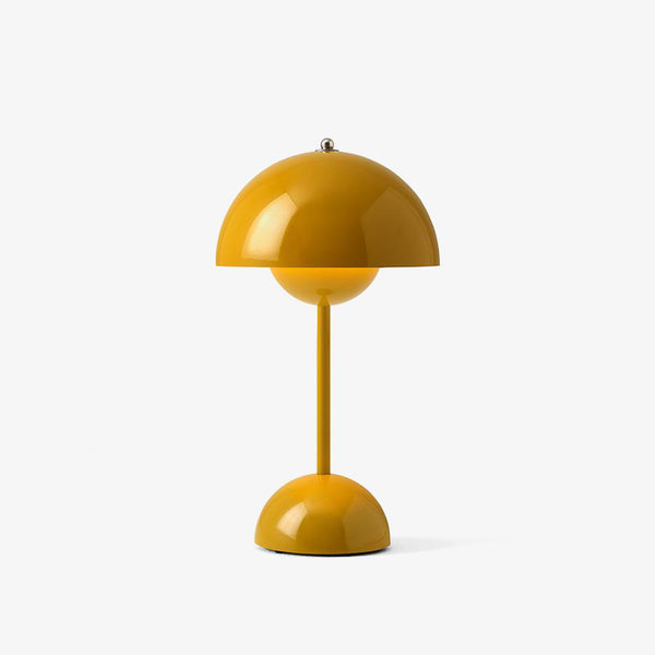 Flowerpot Portable Table Lamp - &Tradition Mustard Yellow
