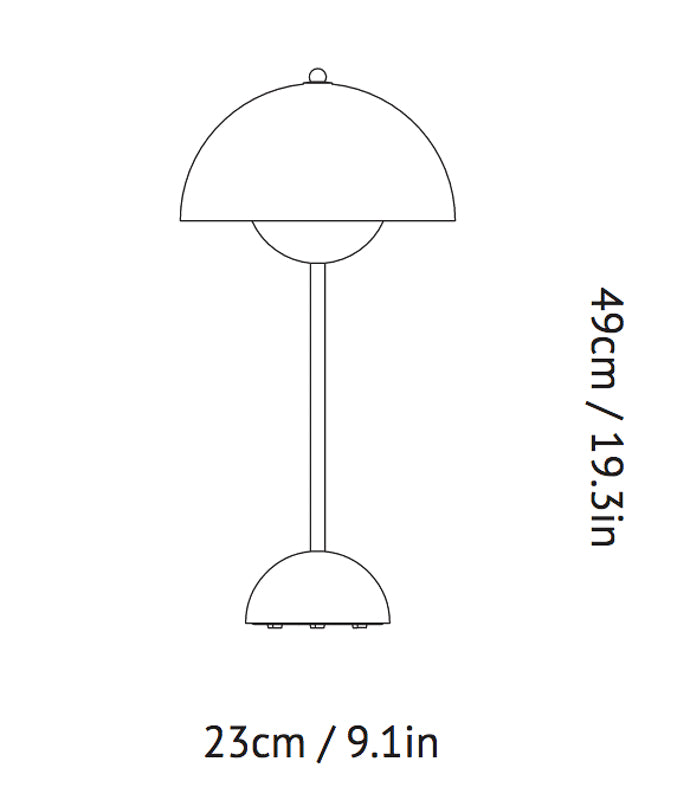 Flowerpot Table Lamp - &Tradition