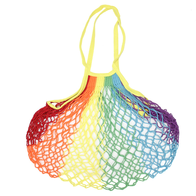 Mini French Grocery Bag - Rainbow