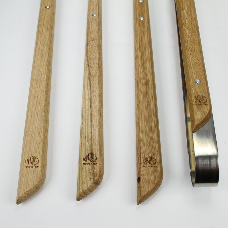 Laguiole BBQ Set - Oak