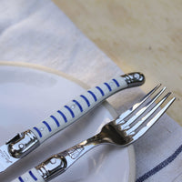 Laguiole Flatware Set - Mariniere - 12 Piece