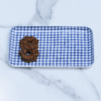Linen Tray - Blue and White Check Sm