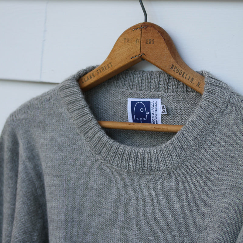 Papat Alpaca Crew - Grey