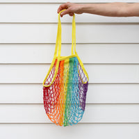 French Grocery Bag - Rainbow