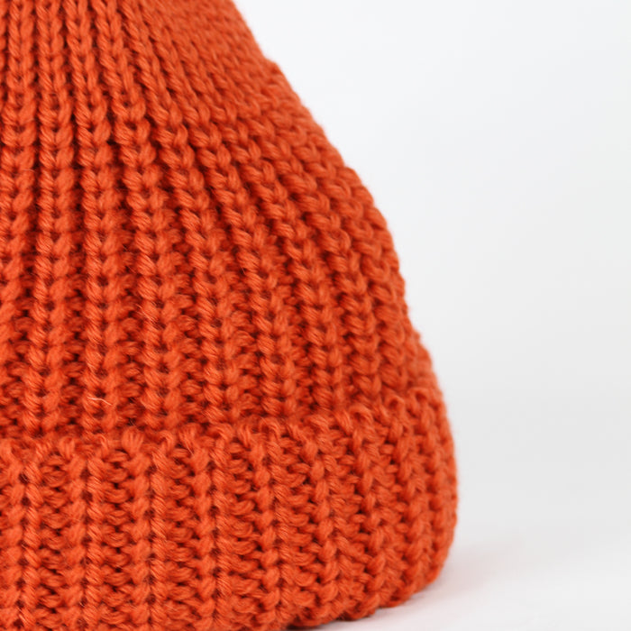 Fisherman Knit Hat - Saffron