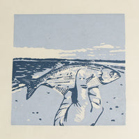 "Little Blue" - Limited Edition Reduction Print