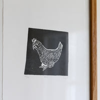 "PECK" - Limited Edition Linocut Print