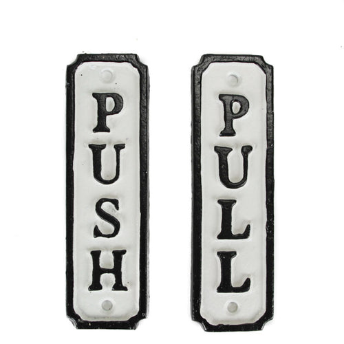 Push Pull Sign