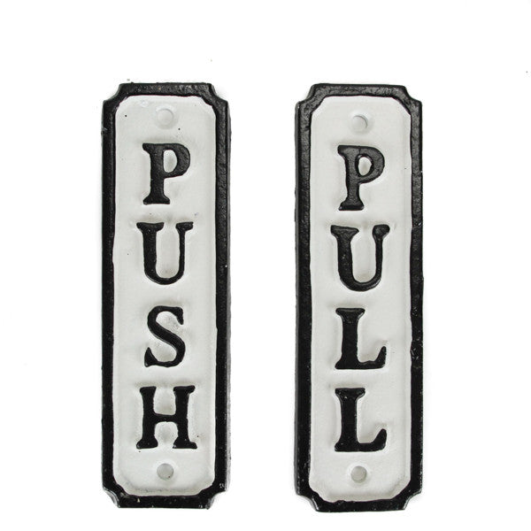Push Pull Sign
